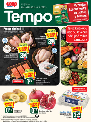 leták COOP Jednota Slovensko