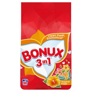 Bonux Tropical Fresh prací prášok 60 praní