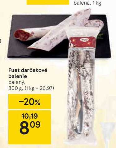 Fuet darčekové balenie, 300 g
