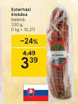 Esterházi klobása, 330 g