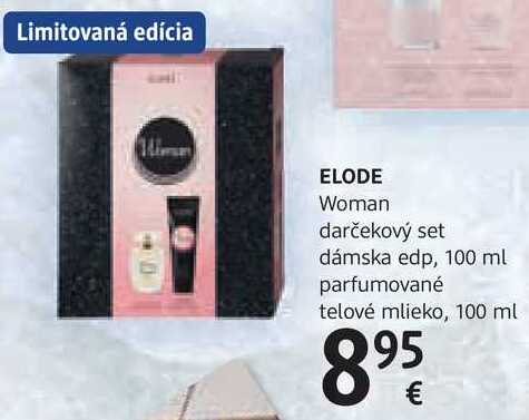 ELODE Woman darčekový set - dámska edp, 100 ml parfumované telové mlieko, 100 ml 