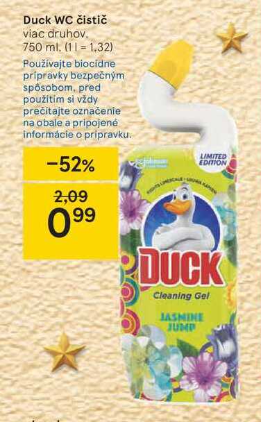 Duck WC čistič, 750 ml
