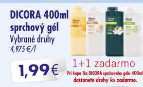 DICORA sprchový gél 400ml