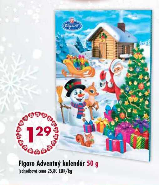 Figaro Adventný kalendár 50 g