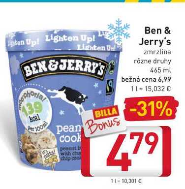  Ben & Jerry's zmrzlina  465 ml