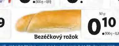 Bezéčkový rožok 50 g