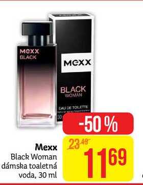 Mexx Black Woman dámska toaletná voda, 30 ml 