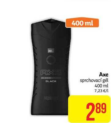  Axe sprchovací gél 400 ml 7,23 €/l 