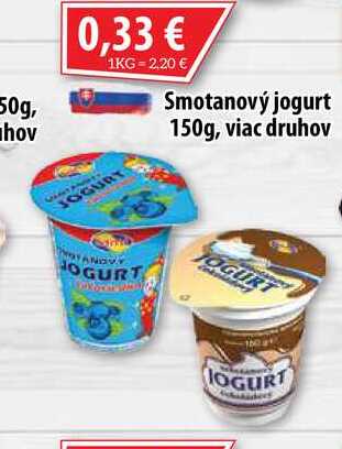 Smotanový jogurt 150 g 
