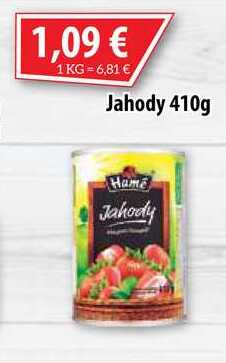 Jahody 410 g