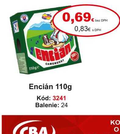 Encián 110g