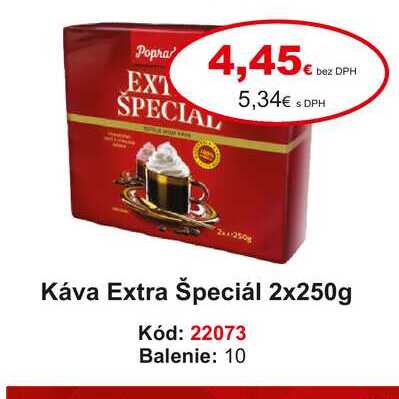 Káva Extra Špeciál 2x250g