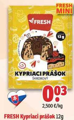 FRESH Kypriaci prášok 12g