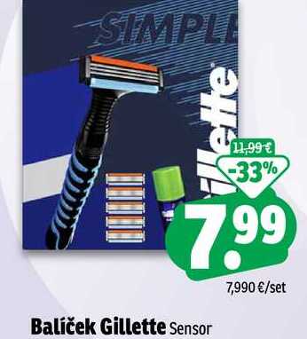 Balíček Gillette Sensor 