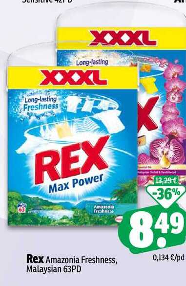 Rex Amazonia Freshness, Malaysian 63PD