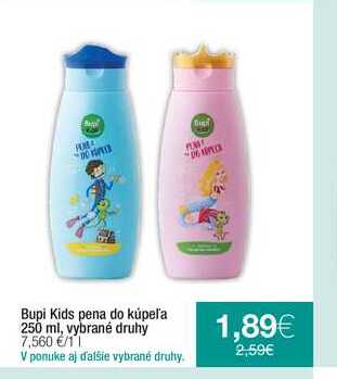 Bupi Kids pena do kúpeľa 250 ml