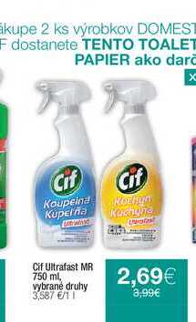 Cif Ultrafast MR 750 ml