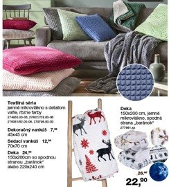 Textilná séria - Dekoračný vankúš