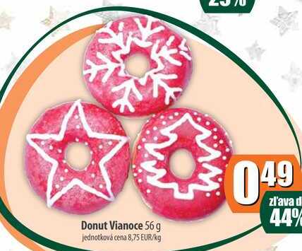 Donut Vianoce 56 g