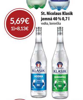 St. Nicolaus Klasik jemná 40 % 0,7 l