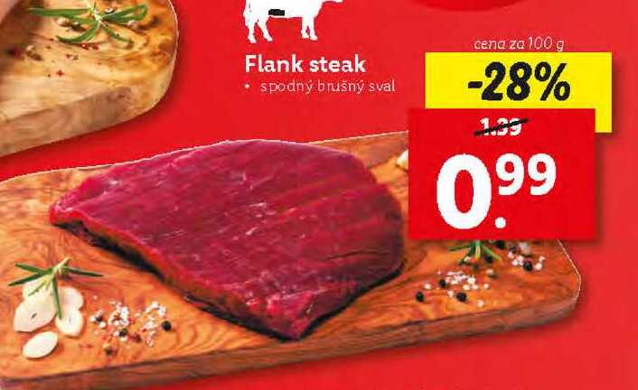 Flank shop steak cena