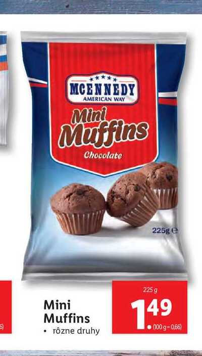 ARCHIV | do: 225 g v Mini akcii platné Muffins 6.2.2022