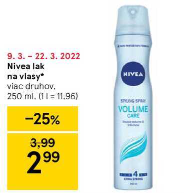 Nivea lak na vlasy, 250 ml