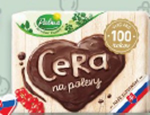 Cera-stužený rastlinný tuk