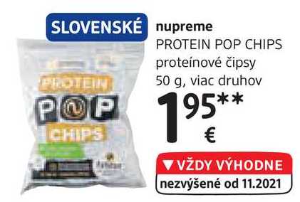 nupreme proteinové čipsy, 50 g