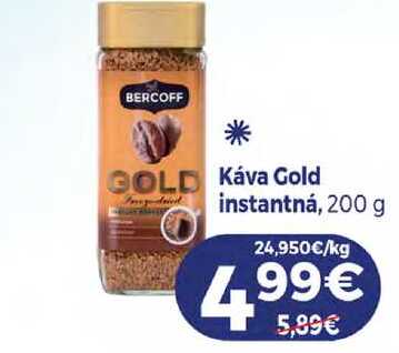 Káva Gold instantná, 200 g 