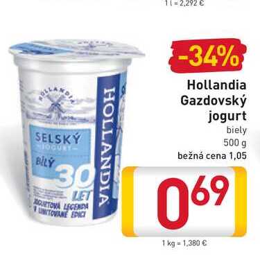   Hollandia Gazdovský jogurt 50 0g 