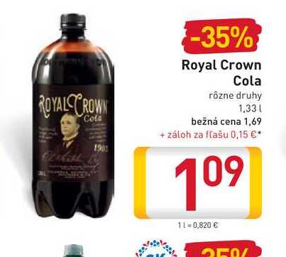 Royal Crown Cola 1,33 l