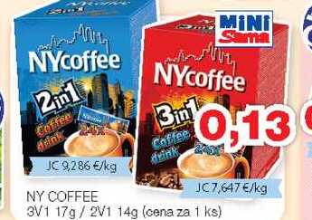 Coffee NY COFFEE 3V1 17g / 2V1 14g (cena za 1 ks) 