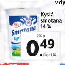 Kyslá smotana 14% 250 g