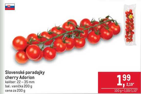 Slovenské paradajky 200g
