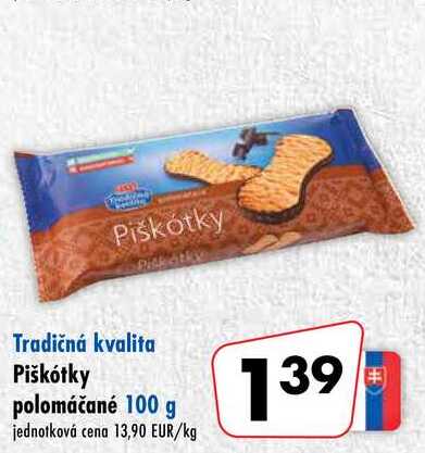 Piškótky polomáčané 100 g