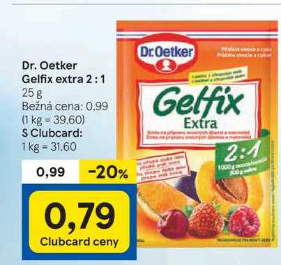 Dr. Oetker Gelfix extra 2:1, 25 g
