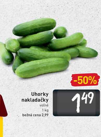 Uhorky nakladačky 1 kg