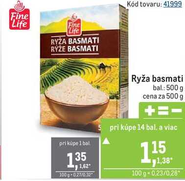 Ryža basmati bal.: 500 g
