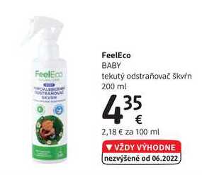 FeelEco BABY tekutý odstraňovač škvŕn, 200 ml