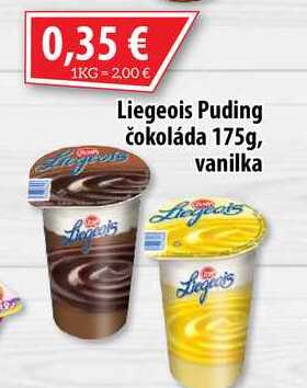 Liegeois Puding čokoláda 175g