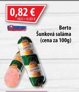 Berto Šunková saláma (cena za 100g)