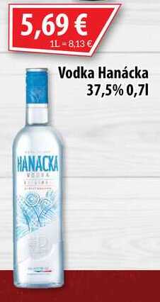 Vodka Hanácka 37,5% 0,7l