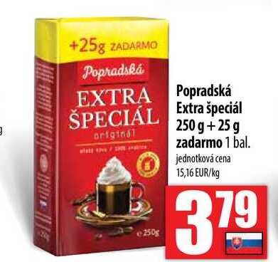 Popradská Extra špeciál 250 g
