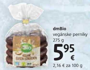 dmBio vegánske perníky, 275 g