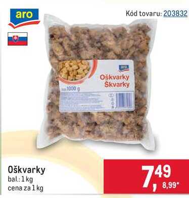 Oškvarky bal.: 1kg