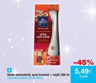 Glade automatický sprej komplet + náplň 269 ml