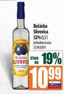 Bošácka Slivovica 52% 0,5 l
