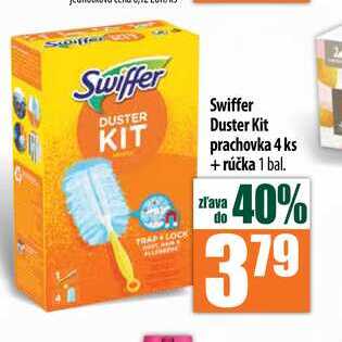 Swiffer Duster Kit prachovka 4 ks + rúčka