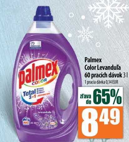 Palmex Color Levandula 60 pracích dávok 3 l